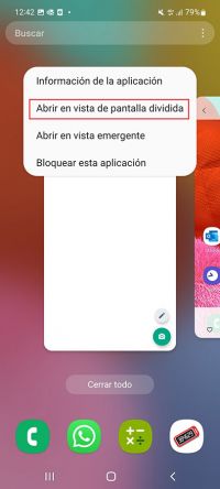 pantalla dividida Android