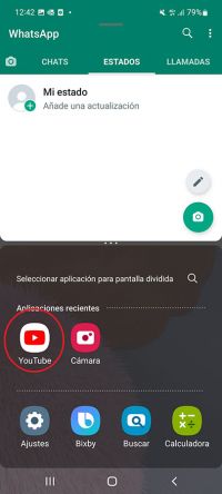 pantalla dividida Android